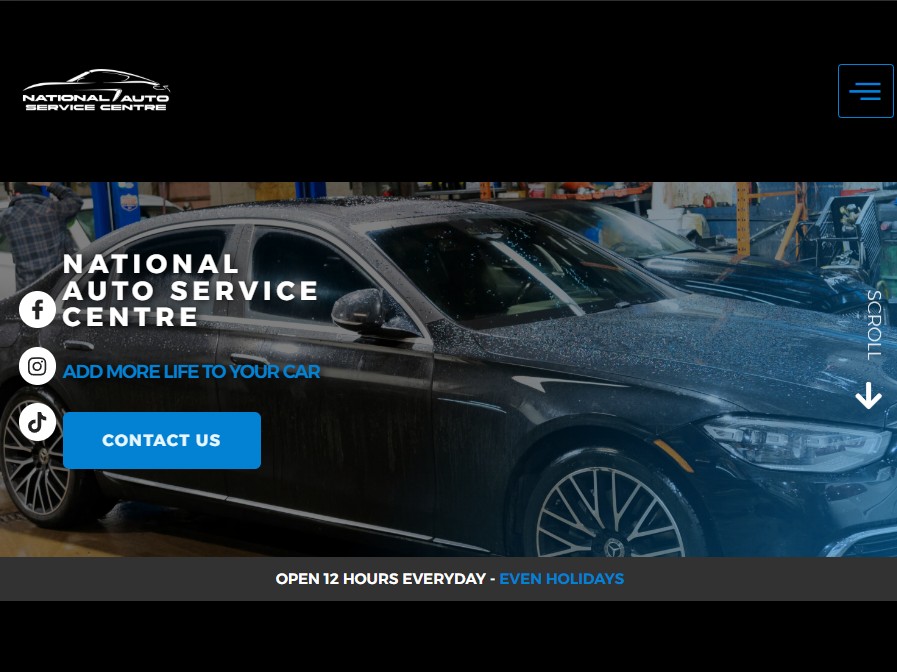 Aperçu du site National Auto Service Centre